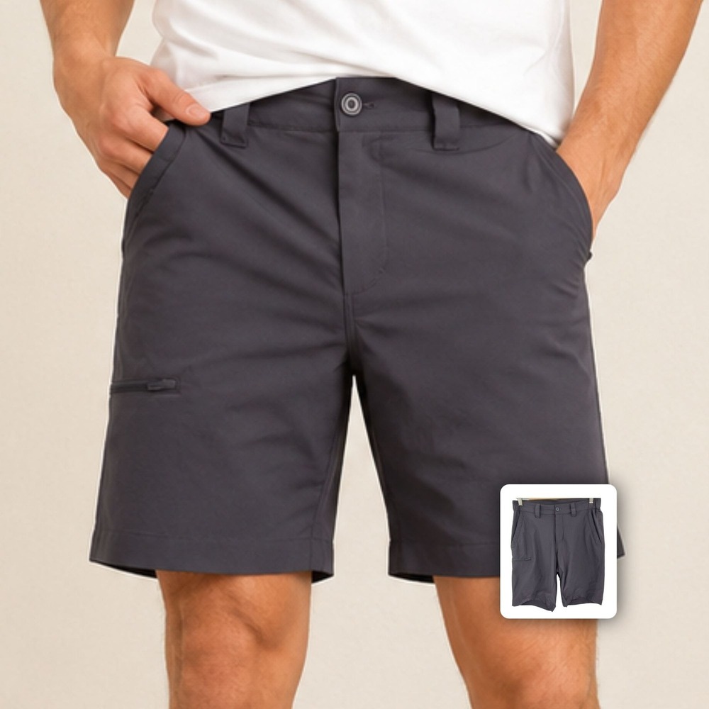 Jockey Athletic Shorts Performance Stretch Lightweight Gray Mens S